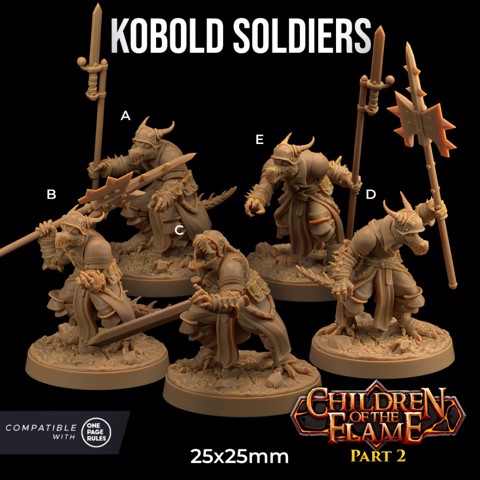 Image of Kobold Soldiers | PRESUPPORTED  | Children of the Flame Part 2