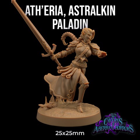 Image of Ath'eria, Astralkin Paladin | PRESUPPORTED | The Caverns of Aberrant Horror
