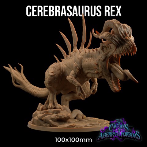 Image of Cerebrasaurus Rex | PRESUPPORTED | The Caverns of Aberrant Horror