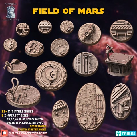 Image of Field of Mars (Bases & Toppers//Pre-supported)