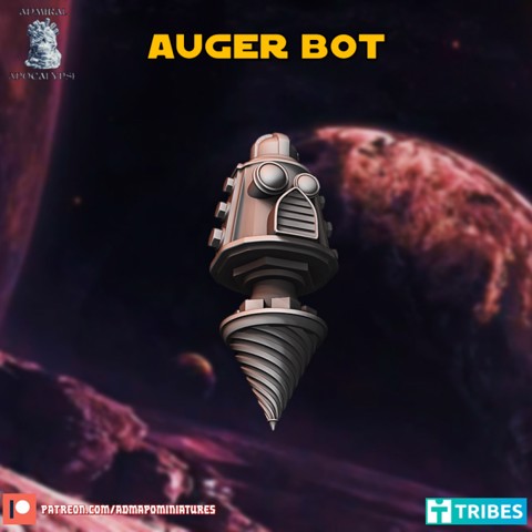 Image of Auger Bot (pre-supported)