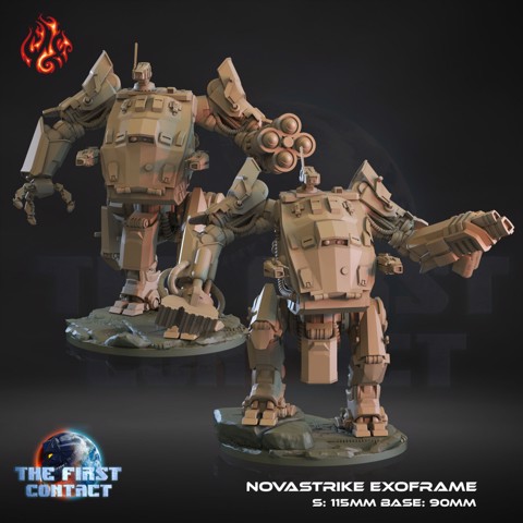 Image of Novastrike Exoframe Battlesuits