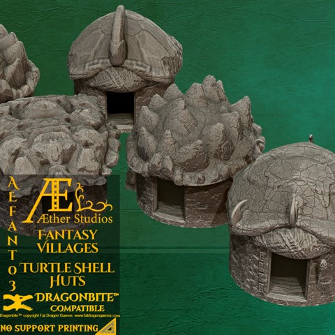 Image of AEFANT03 - Turtle Shell Huts