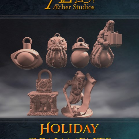 Image of AEXMAS02 - Holiday Ornaments