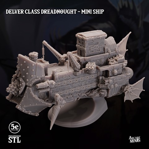 Image of Delver Class Dreadnought - Mini-Ship