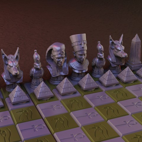 Image of Egyptian chess