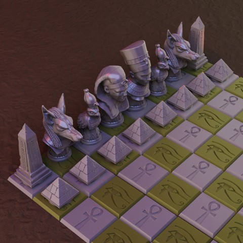 Image of Egyptian chess