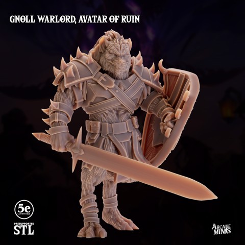 Image of Gnoll Warlord, Avatar of Ruin
