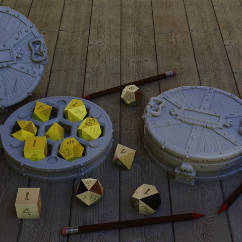 Image of Treasure Chest dice holder