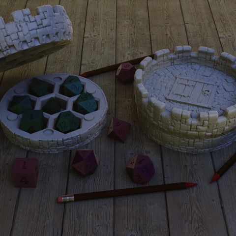 Image of Fortress dice holder