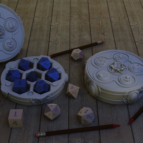 Image of 5 Elements dice Holder