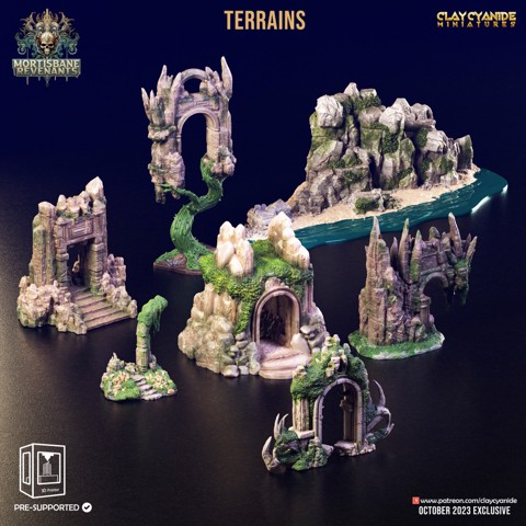 Image of Mortisbane Terrains Batch 1