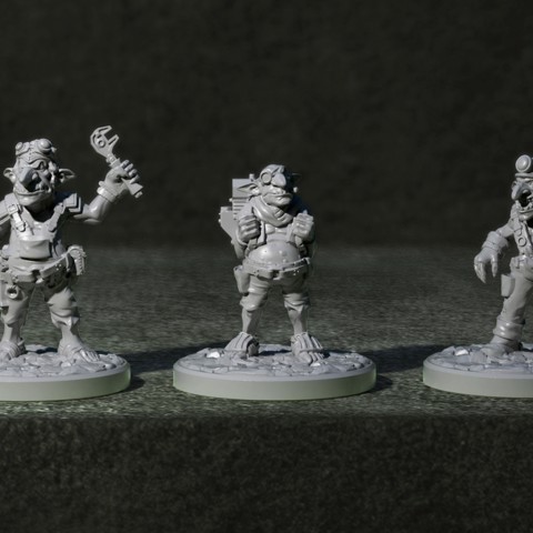 Image of Goblin Miner with Base