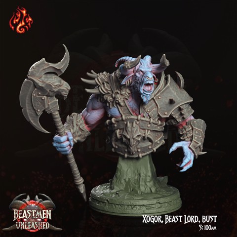 Image of Xogor, Beast Lord, bust version
