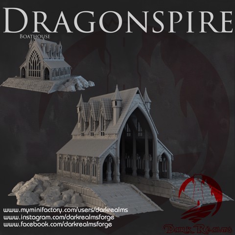 Image of Dark Realms - Dragonspire Wizarding School - Boathouse