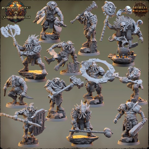 Image of Ogres - The Mammoth Ogres of Skull Mountain- COMPLETE PACK