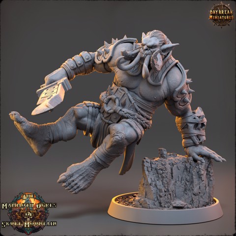 Image of Benjammer Holt - The Mammoth Ogres of Skull Mountain
