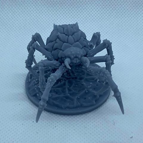 Image of With Base: Giant Spider