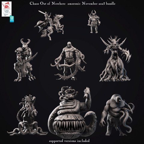 Image of Chaos Out of Nowhere - Knights, Demons and Abominations bundle 35