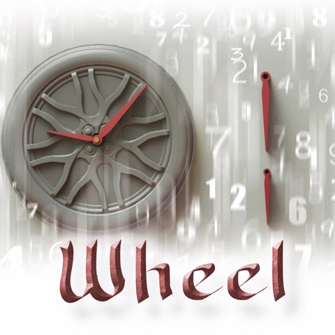 Image of Wheel clock