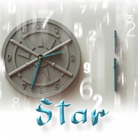 Image of Star clock