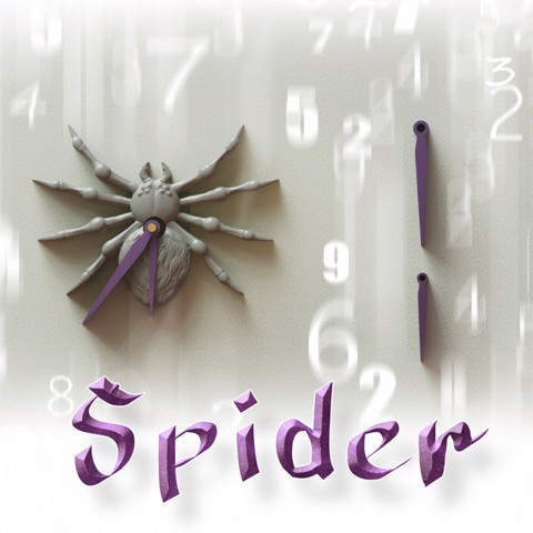Image of Spider clock
