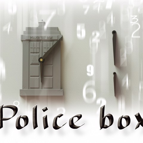 Image of Police box clock