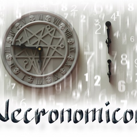 Image of Necronomicon clock