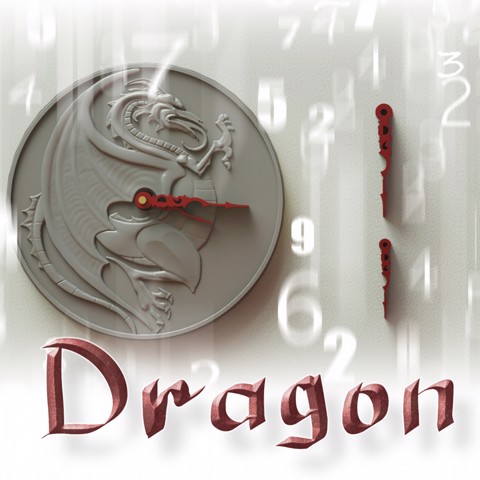 Image of Dragon clock