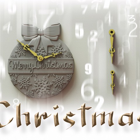 Image of Christmas clock