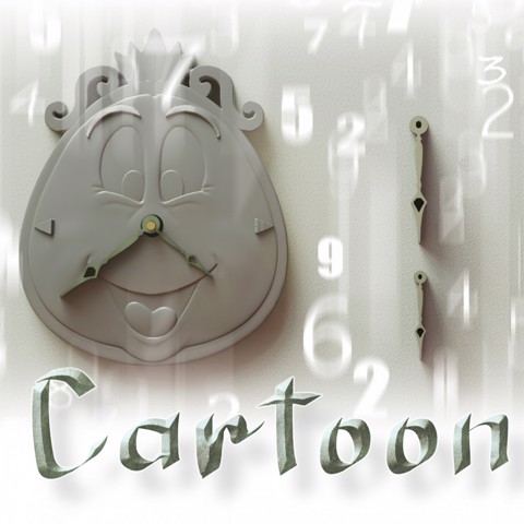Image of Cartoon clock