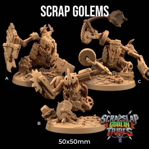 Image of Scrap Golems | PRESUPPORTED | Scrap Slap Goblin Tribes