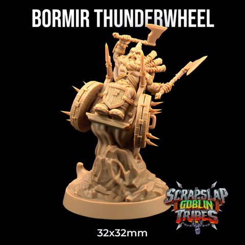 Image of Bormir Thunderwheel  | PRESUPPORTED | Scrap Slap Goblin Tribes