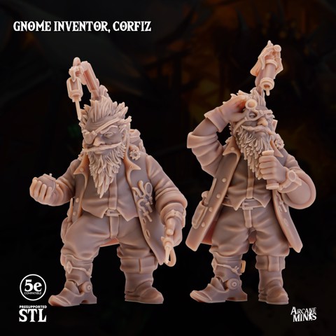 Image of Gnome Inventor, Corfiz