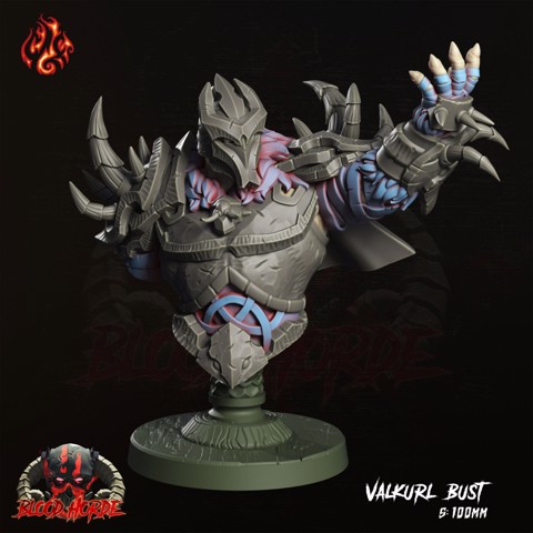 Image of Valkurl the Chaos Warlord Bust