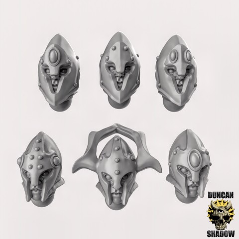 Image of High Elf extra head set (pre supported) (S)