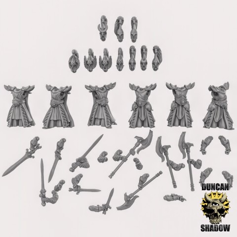 Image of High Elf Elite Multipart Kit (pre supported) (S)