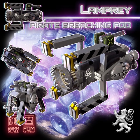 Image of Lamprey Pirate Breaching Pod