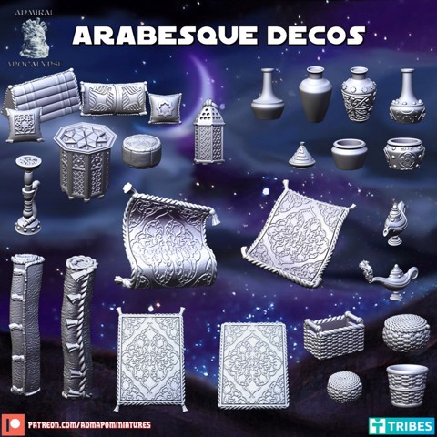 Image of Arabesque Decos (pre-supported)