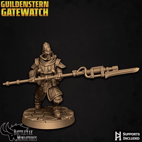 Image of Gatewatch Officer with Long Weapon F