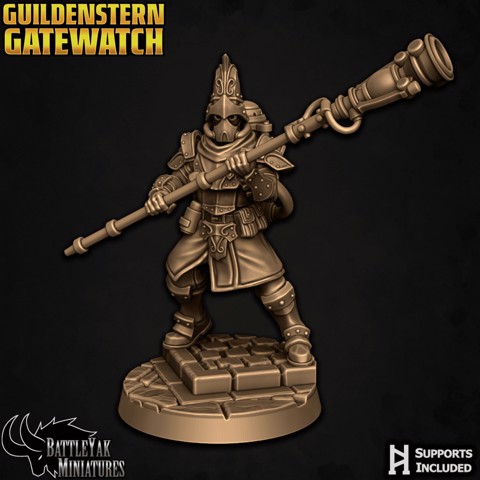 Image of Gatewatch Officer with Long Weapon D
