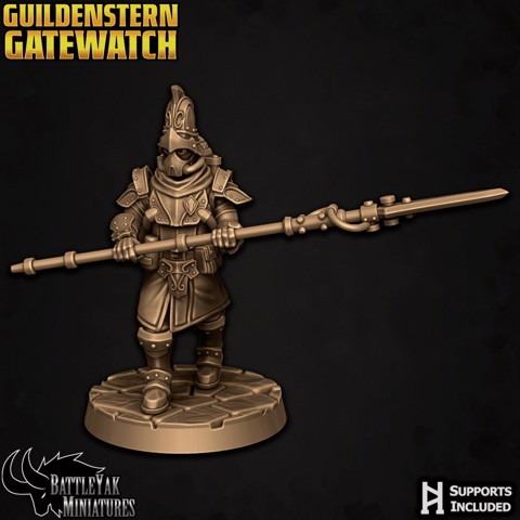 Image of Gatewatch Officer with Long Weapon C