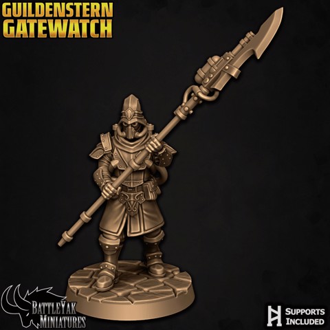Image of Gatewatch Officer with Long Weapon B