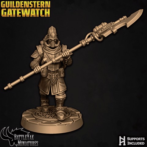 Image of Gatewatch Officer with Long Weapon A