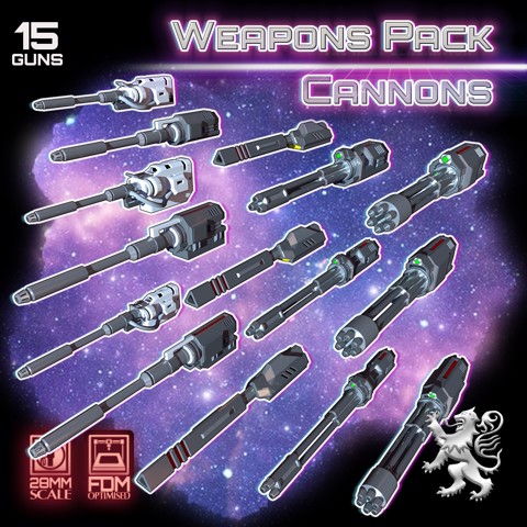 Image of Weapons Pack - Cannons