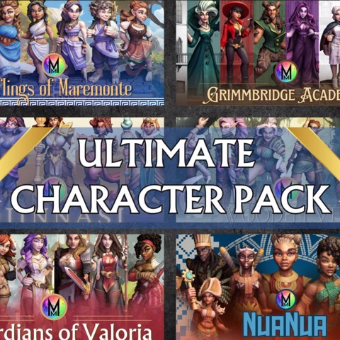 Image of Ultimate Female Character Pack #1