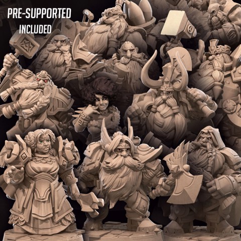 Image of January 2024 Release - Dwarves [CURRENT TRIBES RELEASE]