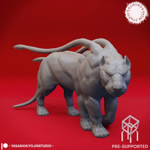 Image of Displacer Beast - Tabletop Miniature (Pre-Supported)