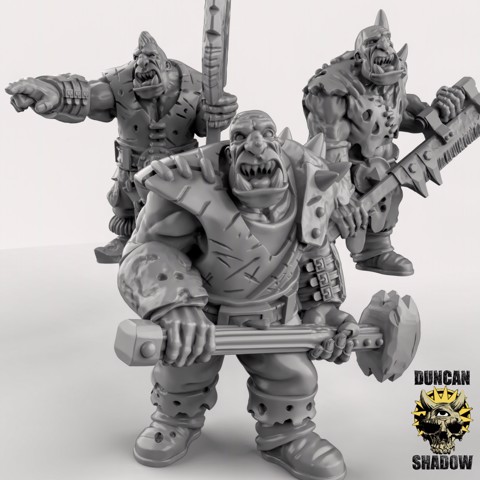 Image of Ogres With Double handed weapons (pre Supported)