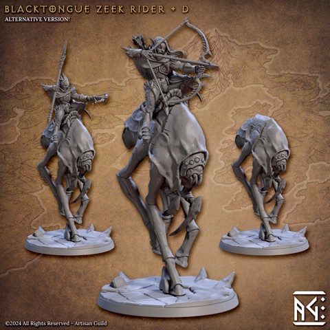 Image of Blacktongue Zeek Rider - D (Blacktongue Assassins)